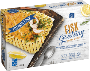 Fiskgratäng Räkor & Dill Fryst MSC