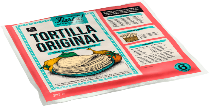 Tortillas Vete Large 6-p