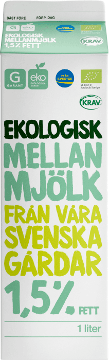 Mellanmjölk Ekologisk 1,5%