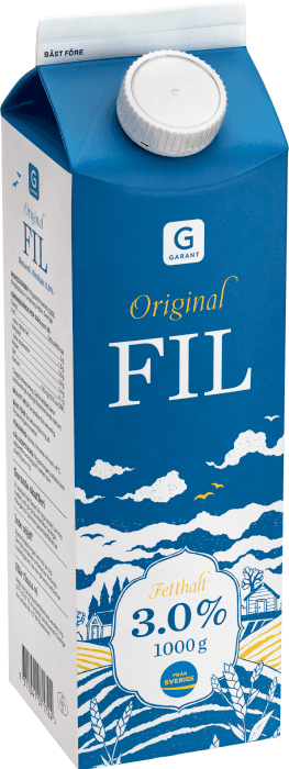 Standardfil Naturell 3%
