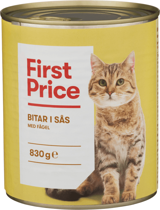 Fågel Kattmat Bitar i Sås Kattmat Våt