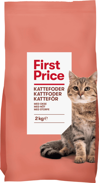 Torrfoder Oxkött Katt