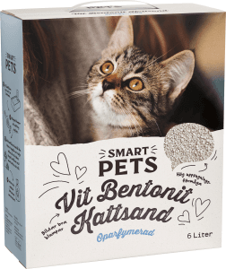Oparfymerad Vit Bentonit Kattsand