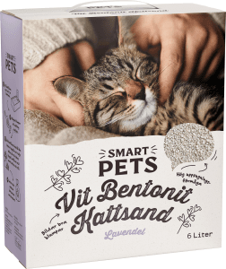 Lavendel Vit Bentonit Kattsand