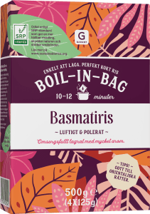Ris Basmati Boil-in-Bag 4x125g