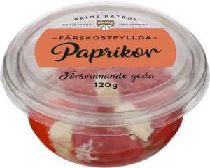 Paprika Färskostfylld