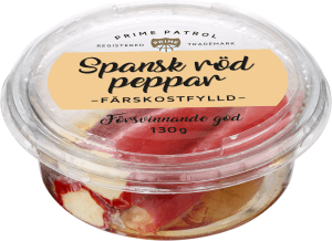 Spansk Röd Peppar Färskostfylld