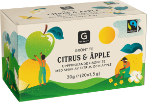 Grönt Te Citrus & Äpple Fairtrade