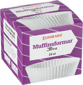 Muffinsform Vit