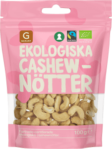 Cashewnötter Ekologiska