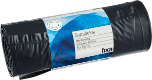 Sopsäck Svart 125L