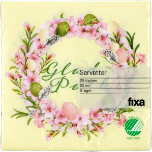 Servett Glad Påsk 33cm