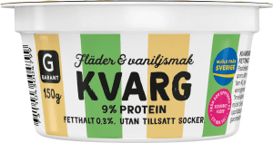 Fläder & vanilj Kvarg 0,3%