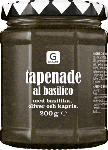 Tapenade Al Basilico Basilika Oliv Kapris