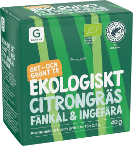 Te Citrongräs, Fänkål och Ingefära EKO