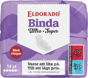 Ultra Super med Vingar Bindor