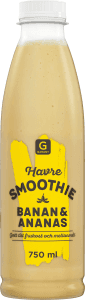 Banan Ananas Havre Smoothie