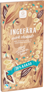 Mörk Choklad 70% Ingefära Fairtrade
