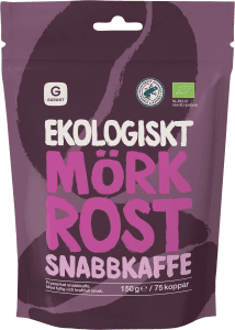 Snabbkaffe Mörkrost EKO