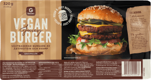 Juicy Vegan Burger Fryst 4-p