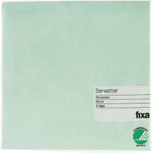 Servett Pale Green 40x40cm