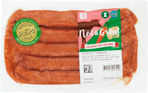 Nöt&grönt Färskkorv