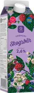Yoghurt Skogsbär 2,6%