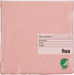 Servetter Mellow Rose 33x33cm
