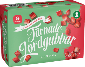 Jordgubbar Tärnade Fryst