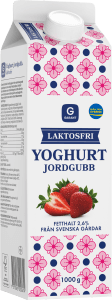 Yoghurt Jordgubb Laktosfri 2,6%