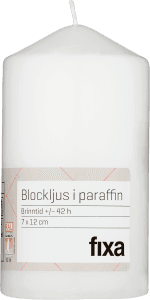 Blockljus Vit