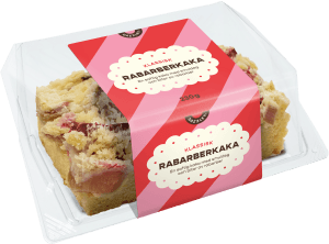Rabarberkaka Fryst