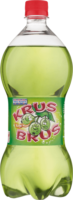 Läsk Three Hearts Krusbär