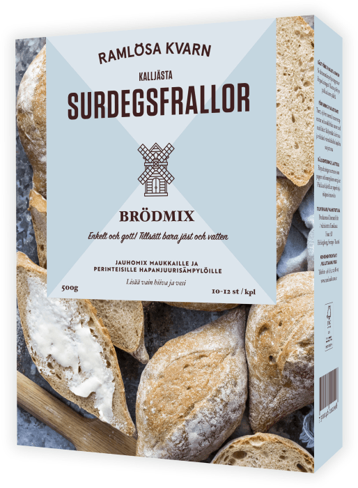 Brödmix Surdegsfrallor 10-12st