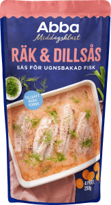 Middagsklart Räk & Dillsås för Ugnsbakad Torsk