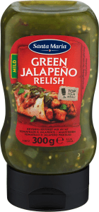 Green jalapeño relish Mild