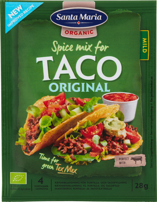 Taco Spice Mix Mild EKO