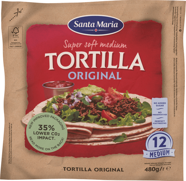 Tortillas Medium 12-p