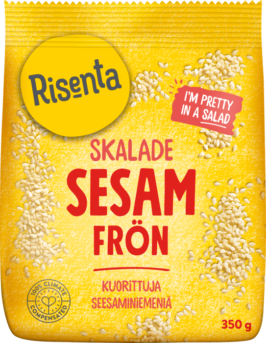 Sesamfrön Skalade