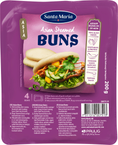 Asian Steamed Buns 4-p
