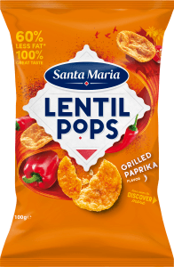 Linschips Lentil Pops Grilled Paprika