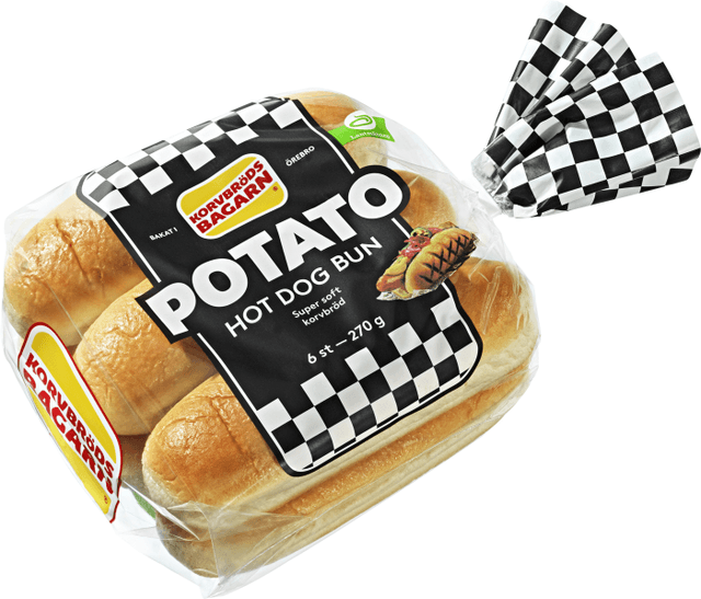 Korvbröd Potato Bun 6-p