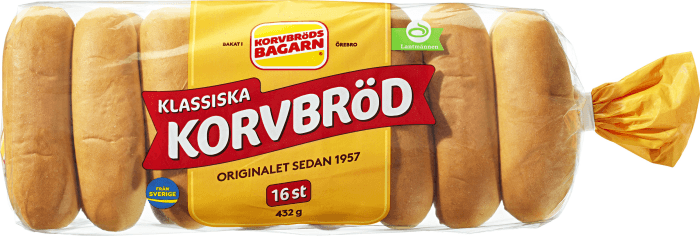 Korvbröd 16-p