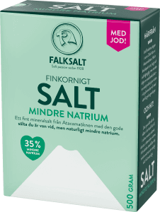 Havssalt Finkornigt Mindre Natrium