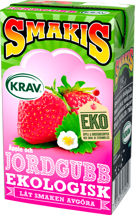 Stilldrink Jordgubb Ekologisk KRAV