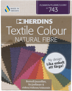 Textilfärg Natural fibre Plommon