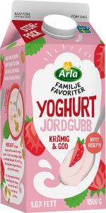 Yoghurt Jordgubb 1,8% Familjefavoriter