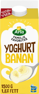 Familjefavoriter Yoghurt Banan 1,8%