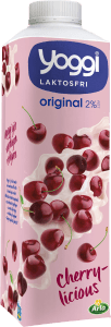 Yoghurt Körsbär Laktosfri 2%