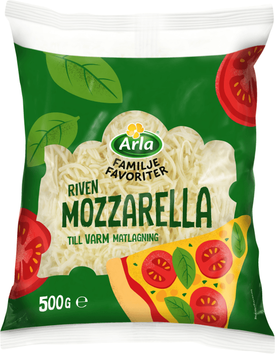 Mozzarella Riven 21% Familjefavoriter